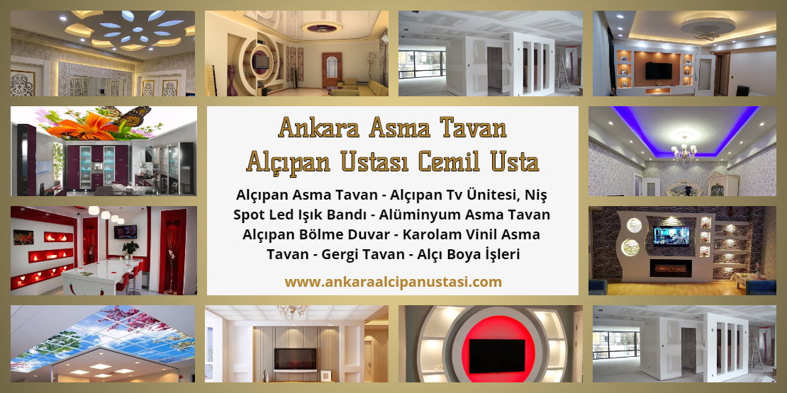Ankara Asma Tavan Alçıpan Ustası
